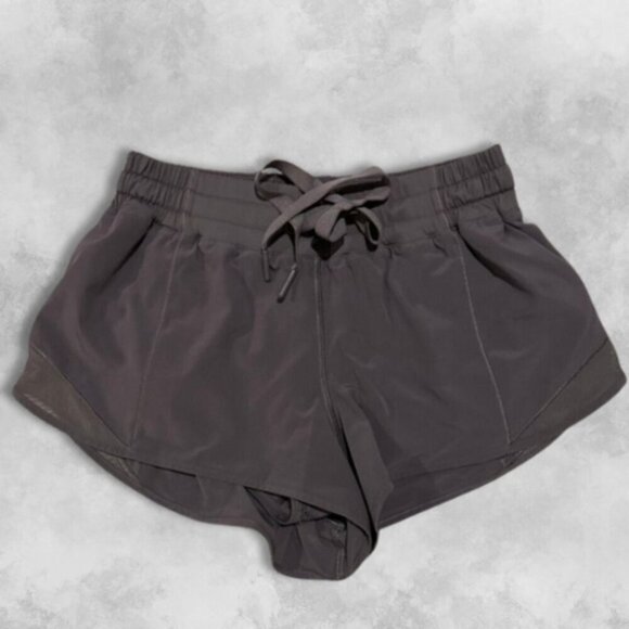 lululemon athletica Pants - Lululemon Shorts Elastic Waistband Adjustable Drawstring Lightweight Black W 8